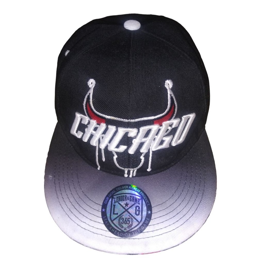Leader of the Game Chicago Bulls  Black Snapback Number 23 Bulls Baseball Hat